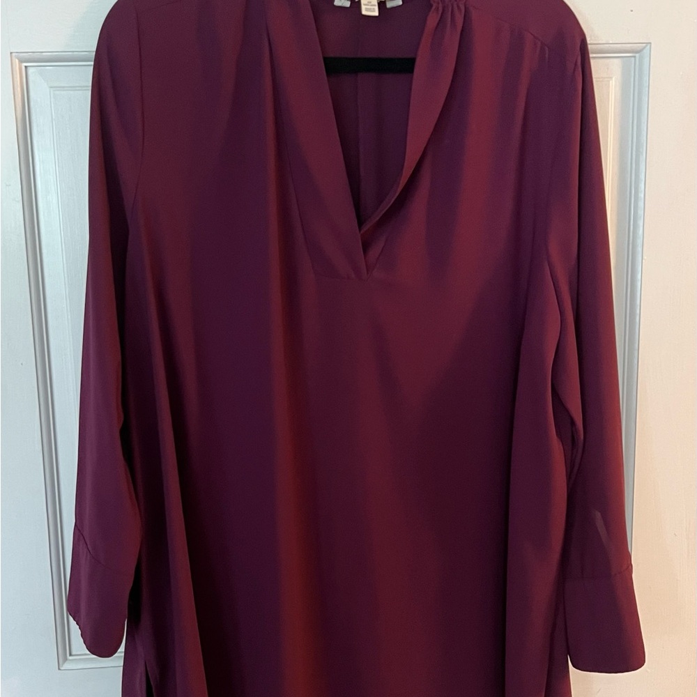 🏷️Terra & Sky Deep Purple Women's Blouse